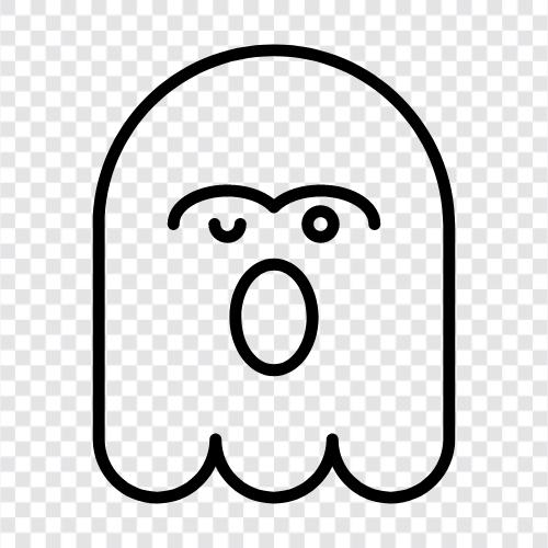 hauntings, paranormal, haunt, fear icon svg