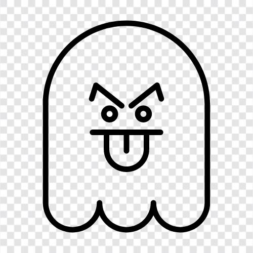 hauntings, spooky, creepy, ghost stories icon svg