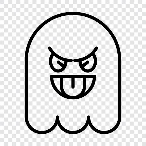 hauntings, paranormal, haunted house, ghost stories icon svg