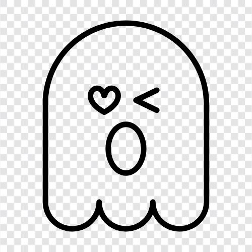 hauntings, spooks, haunted houses, ghost stories icon svg