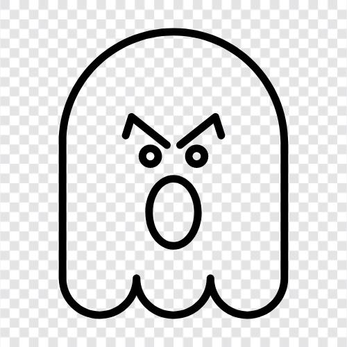 hauntings, spirit, paranormal, ghost stories icon svg