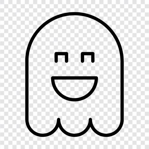 hauntings, paranormal, ghost photos, ghost videos icon svg