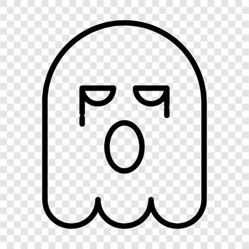 hauntings, hauntings in the home, hauntings in a building, Ghost icon svg