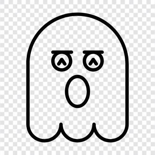 hauntings, hauntings in schools, hauntings in homes, Ghost icon svg