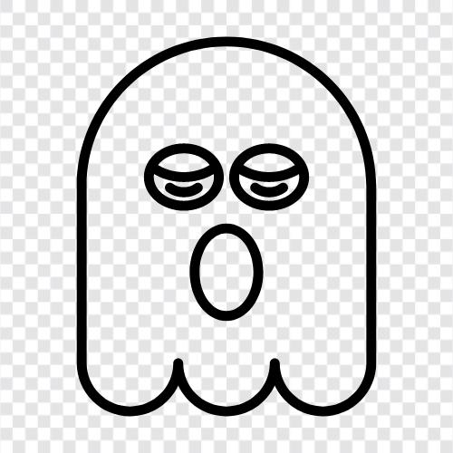 hauntings, paranormal, ghosts, poltergeists icon svg