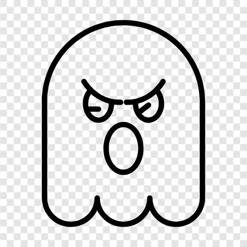 hauntings, hauntings in homes, hauntings in hotels, Ghost icon svg