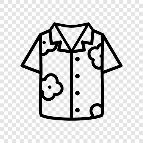 hawaiian shirt, hawaii shirt, haw icon svg