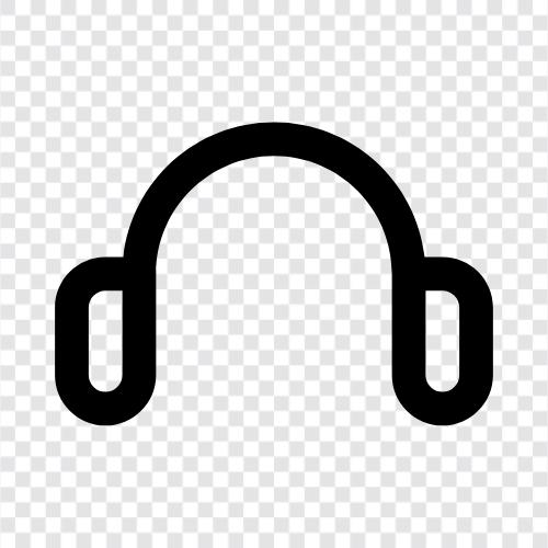 headphones, headphone, earphones, stereo headphones icon svg
