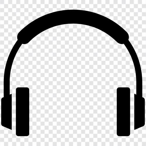 Kopfhörer, Ohrhörer, Audio, Sound symbol