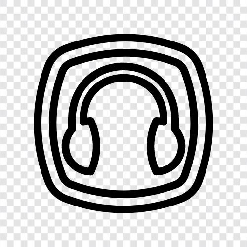 Headphones, Earphones, Speakers, Wireless icon svg