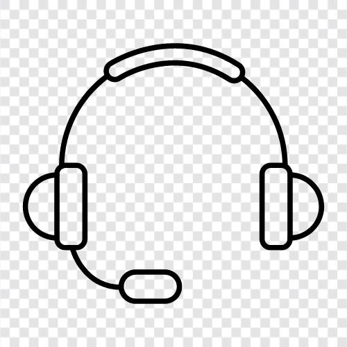 Headsets, Ohrhörer, Geräuschunterdrückung, Wireless symbol