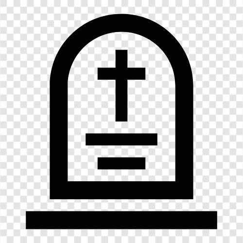 headstone, tombstone, memorial, memorial service icon svg