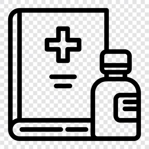 Health Book, Medical Library, Health Library, Medical Journals icon svg