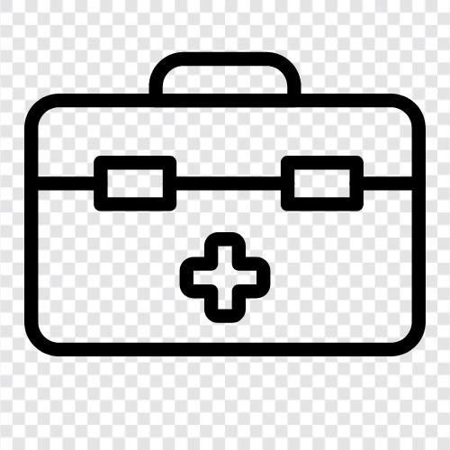health box, health supplies, medical supplies, health products icon svg
