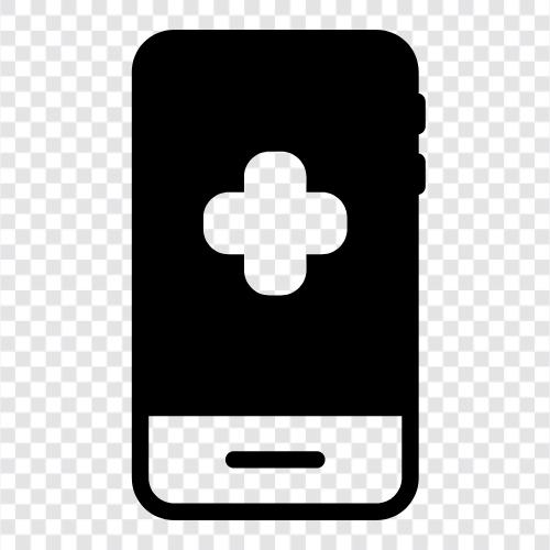 Health Phone, Phone for Health, Health & Medical Phone, Medical Phone icon svg