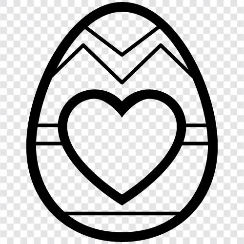 gesundes Ei, nahrhaftes Ei, veganes Ei, cholesterinfreies Ei symbol