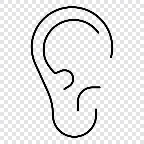 Hearing, Ear Wax, Ear Infection, Earache icon svg