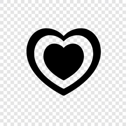 heart, emotions, love, romance icon svg