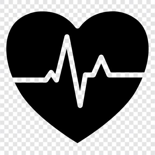 сердечный ритм, медицинские заболевания, нерегулярный сердечный ритм, сердечный приступ Значок svg