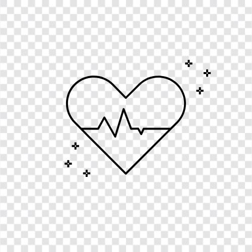Herzfrequenz, Blutdruck, Blutzucker, Sauerstoffsättigung symbol