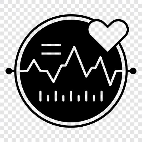 heart rate monitor, heart rate variability, resting heart rate, fitness icon svg