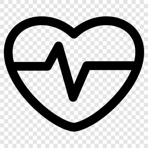 kalp atış hızı monitörü, kalp atış hızı değişkenliği, kalp atış hızı ikon svg