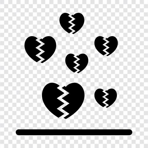 heartache, sadness, pain, loss icon svg