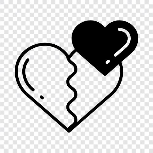 heartache, pain, sadness, loss icon svg