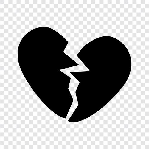 Heartache, Sad, Grief, Loss ikon svg