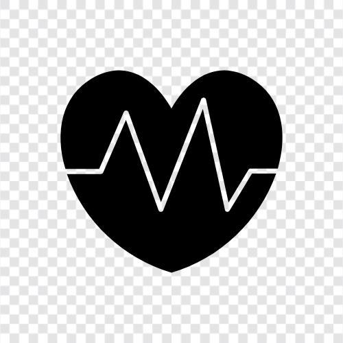 пульс, сердечный ритм, здоровье, сердцебиение Значок svg