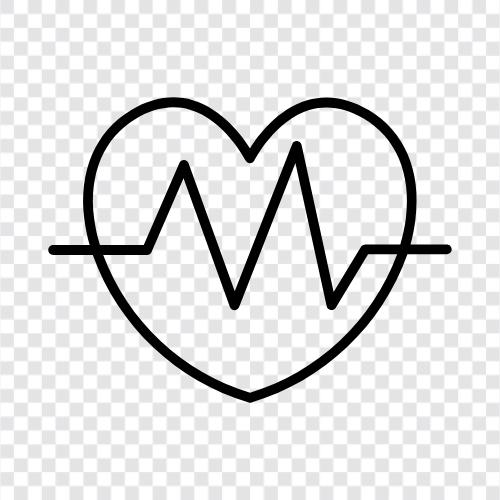 heartbeats, cardiac, coronary, heart icon svg