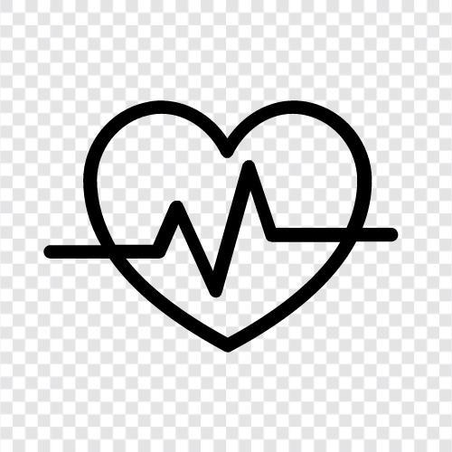 heartbeats, cardiac, heart, beat icon svg