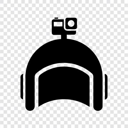 Helmet Cam, Action Camera Helmet, Bike Helmet Camera, Cycling Helmet Camera Значок svg