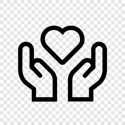 help, support, empathy, kindness icon svg