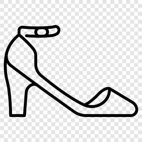 high heeled, sexy, hübsch, elegant symbol