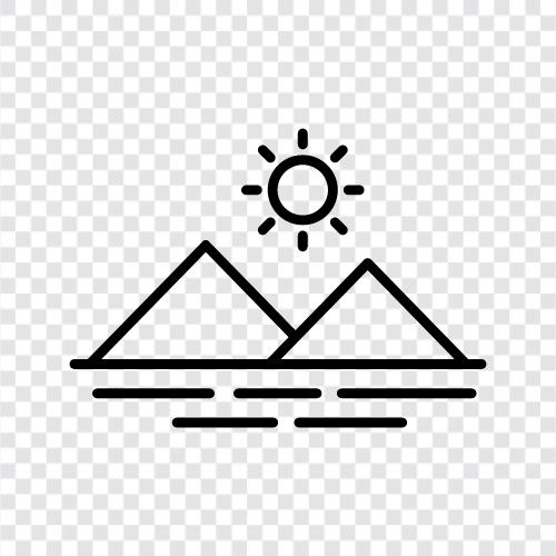 high, peaks, alpine, wilderness icon svg