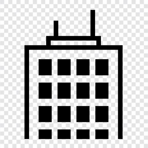 highrise, building, construction, steel icon svg