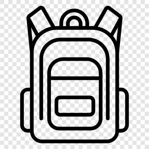 Hiking Backpack, Camping Backpack, Outdoor Backpack, Travel icon svg