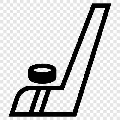 Hockey Puck, Hockeyspieler, Hockeyspiel, Hockeystock symbol