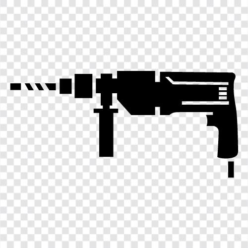 hole, hole saw, drill bit, drill machine icon svg