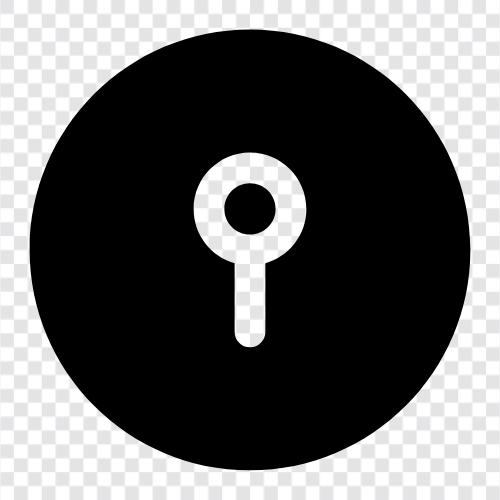 hole, key, lock, keyhole icon svg