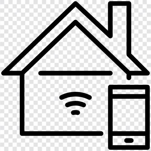 Home Automation, Home Security, Home Theater, Control Panel symbol