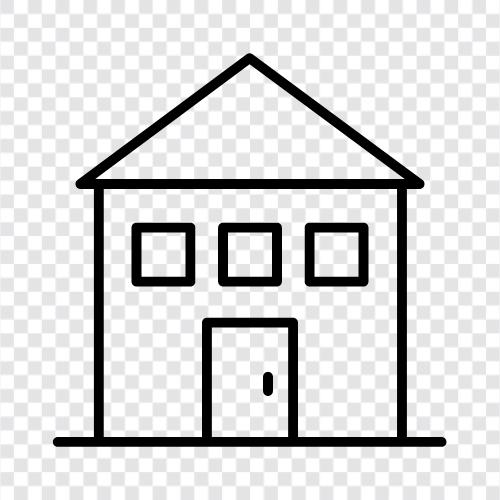 Haus, Wohnen, Unterkunft, Eigentumswohnung symbol