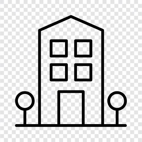 home, living, accommodation, rental icon svg
