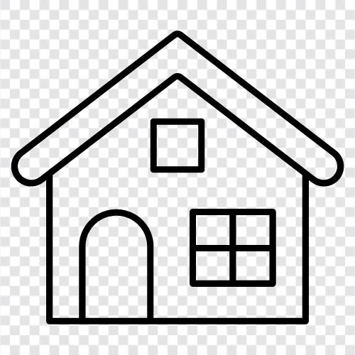 home, living space, apartments, rental icon svg