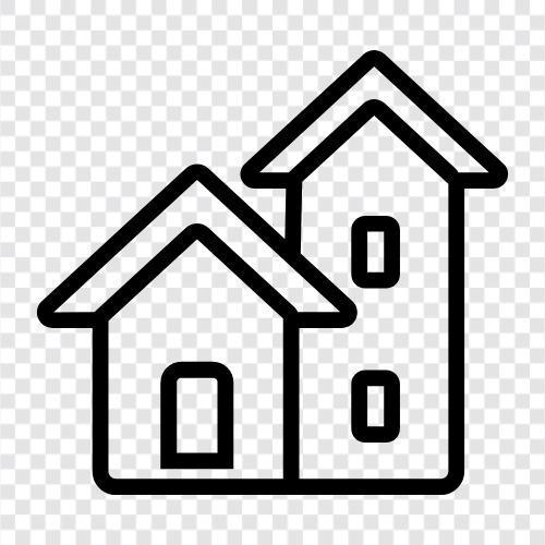 home, living, bedrooms, bathrooms icon svg