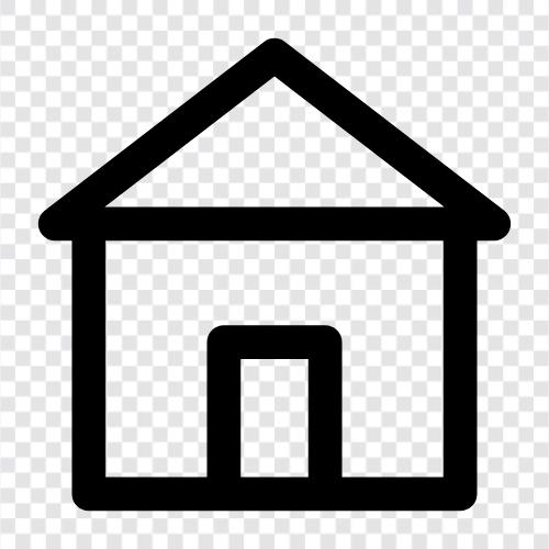 home, residence, accommodation, shelter icon svg