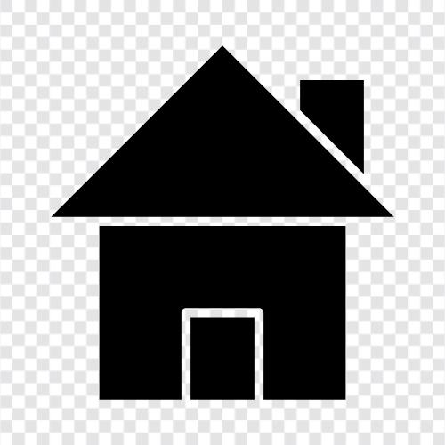 Hausverbesserung, Haus, Immobilien, Vermietung symbol