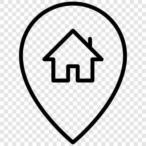 home, house, locations, property icon svg