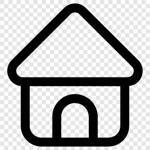 home, residence, abode, dwelling icon svg